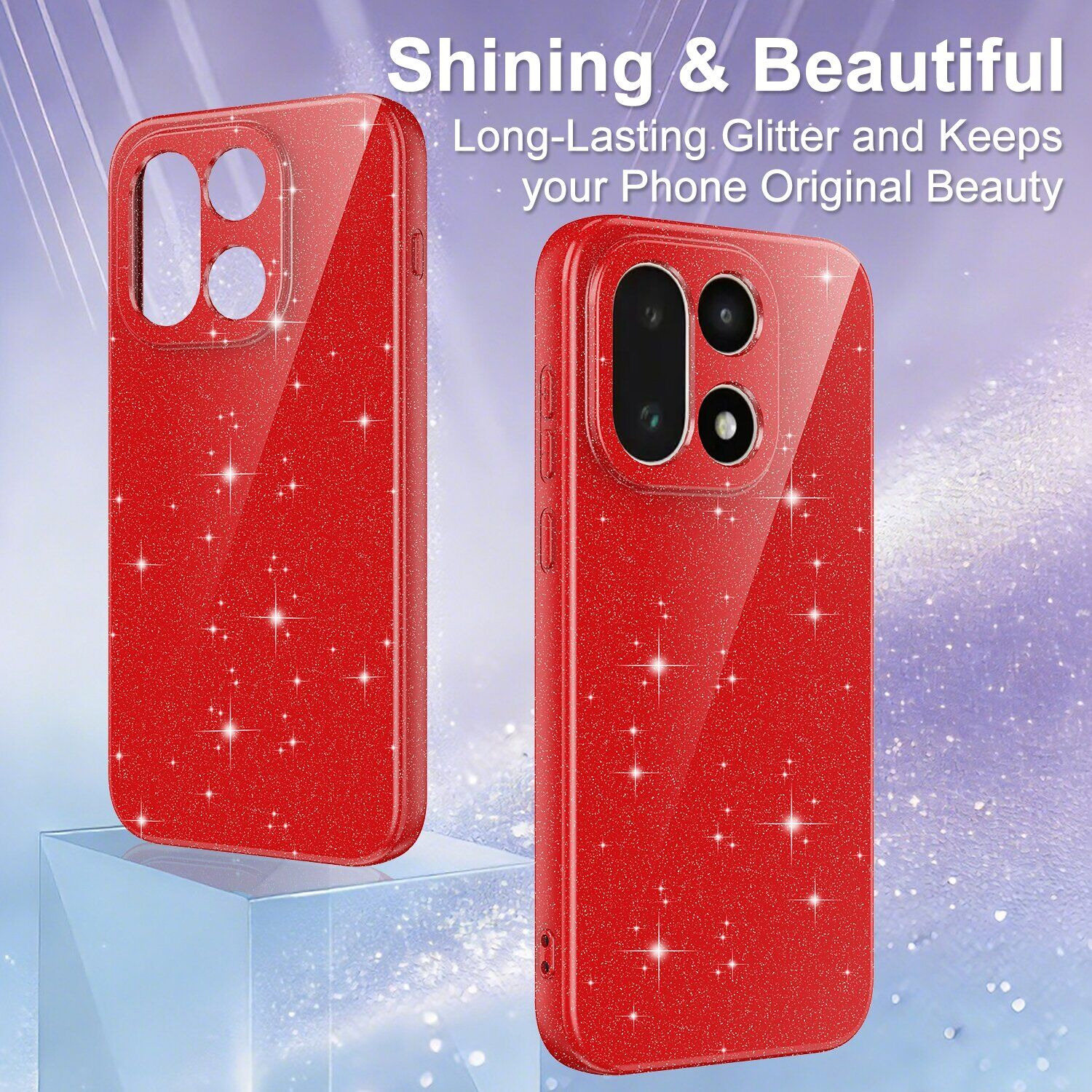 Защитный чехол Deexe Glitter Case with MagSafe для OnePlus 15 - Pink. Фото 5 Защитный чехол Deexe Glitter Case with MagSafe для OnePlus 15 - Pink (391374P). Фото 5 из 7