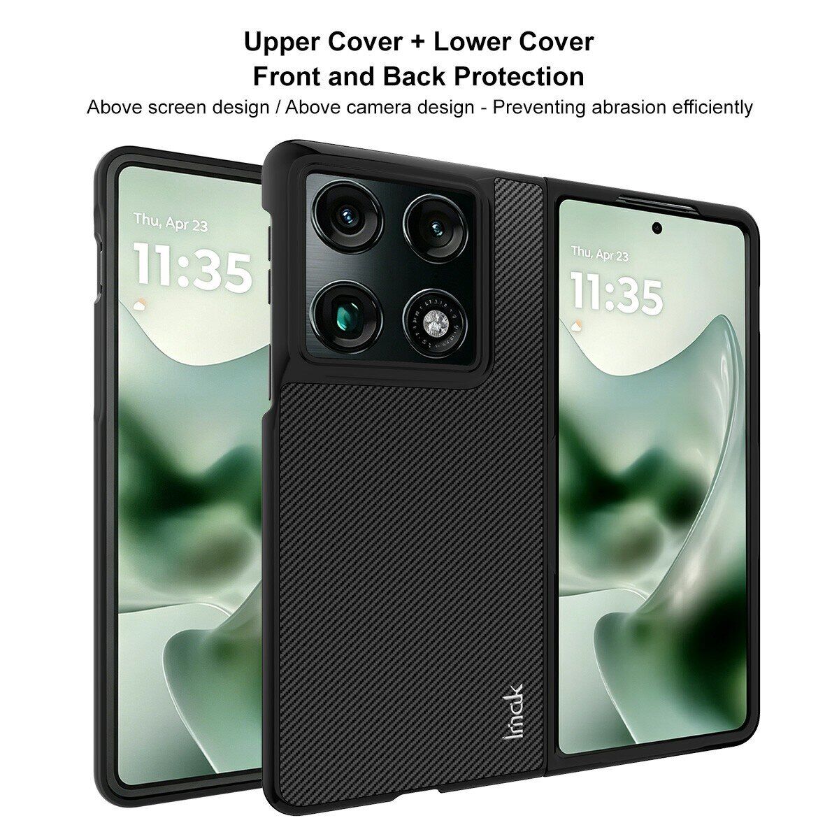 Защитный чехол IMAK Ruiyi Series для Motorola Razr Fold - Black. Фото 6 Защитный чехол IMAK Ruiyi Series для Motorola Razr Fold - Black (423008B). Фото 6 из 8