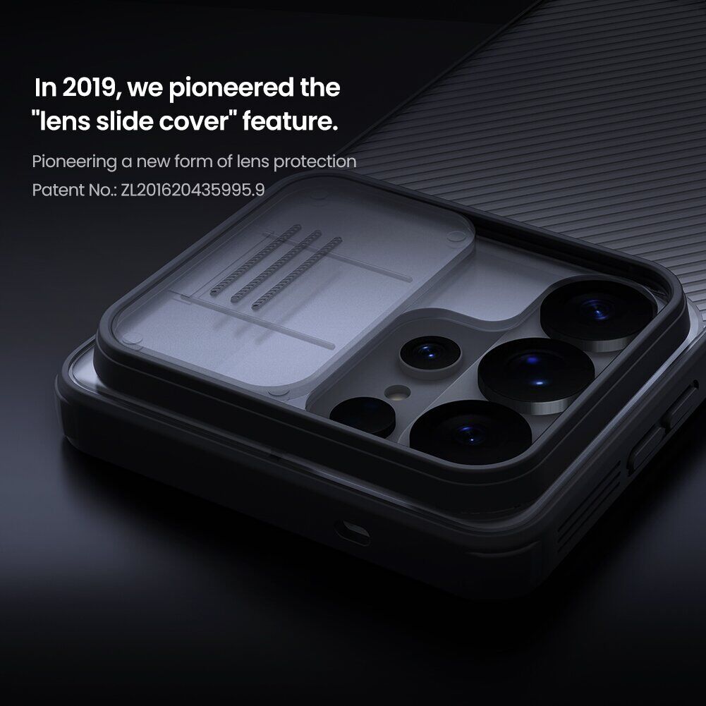 Захисний чохол NILLKIN CamShield Pro (Clear Version) для Samsung Galaxy S26 Ultra - Black. Фото 8 Захисний чохол NILLKIN CamShield Pro (Clear Version) для Samsung Galaxy S26 Ultra - Black (404438B). Фото 8 з 18