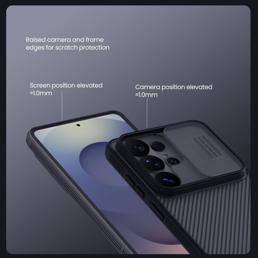 Захисний чохол NILLKIN CamShield Pro (Clear Version) для Samsung Galaxy S26 Ultra - Black. Фото 12 Захисний чохол NILLKIN CamShield Pro (Clear Version) для Samsung Galaxy S26 Ultra - Black (404438B). Фото 12 з 18