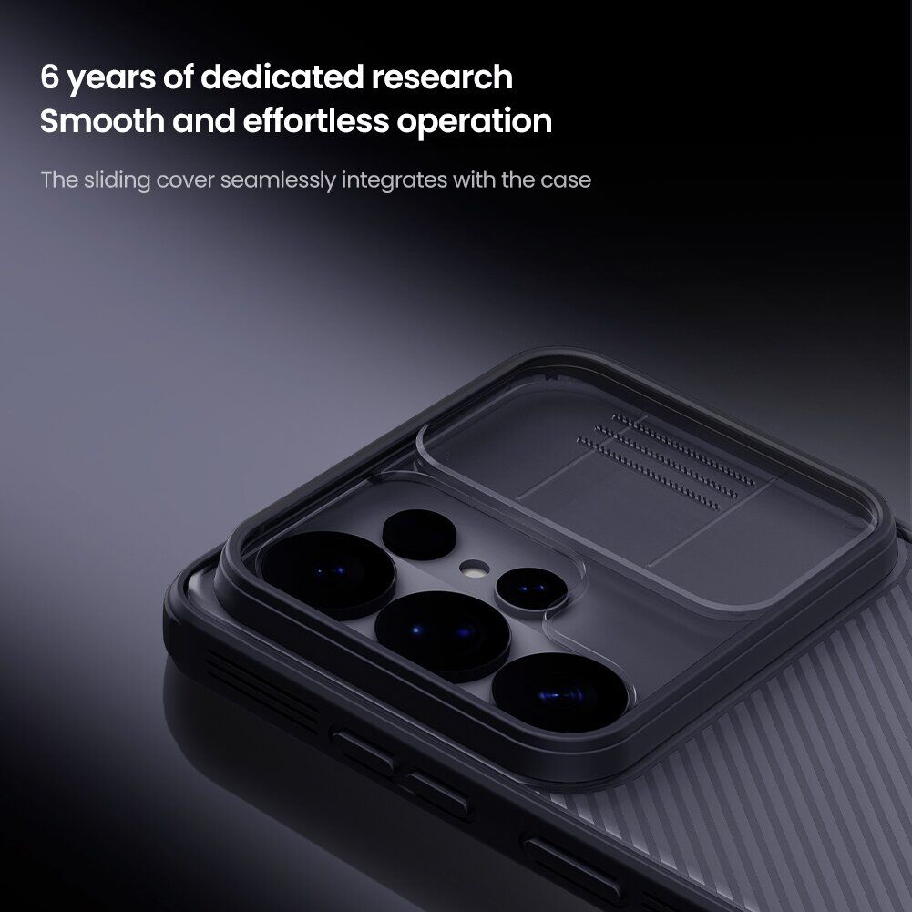 Захисний чохол NILLKIN CamShield Pro (Clear Version) для Samsung Galaxy S26 Ultra - Black. Фото 9 Захисний чохол NILLKIN CamShield Pro (Clear Version) для Samsung Galaxy S26 Ultra - Black (404438B). Фото 9 з 18