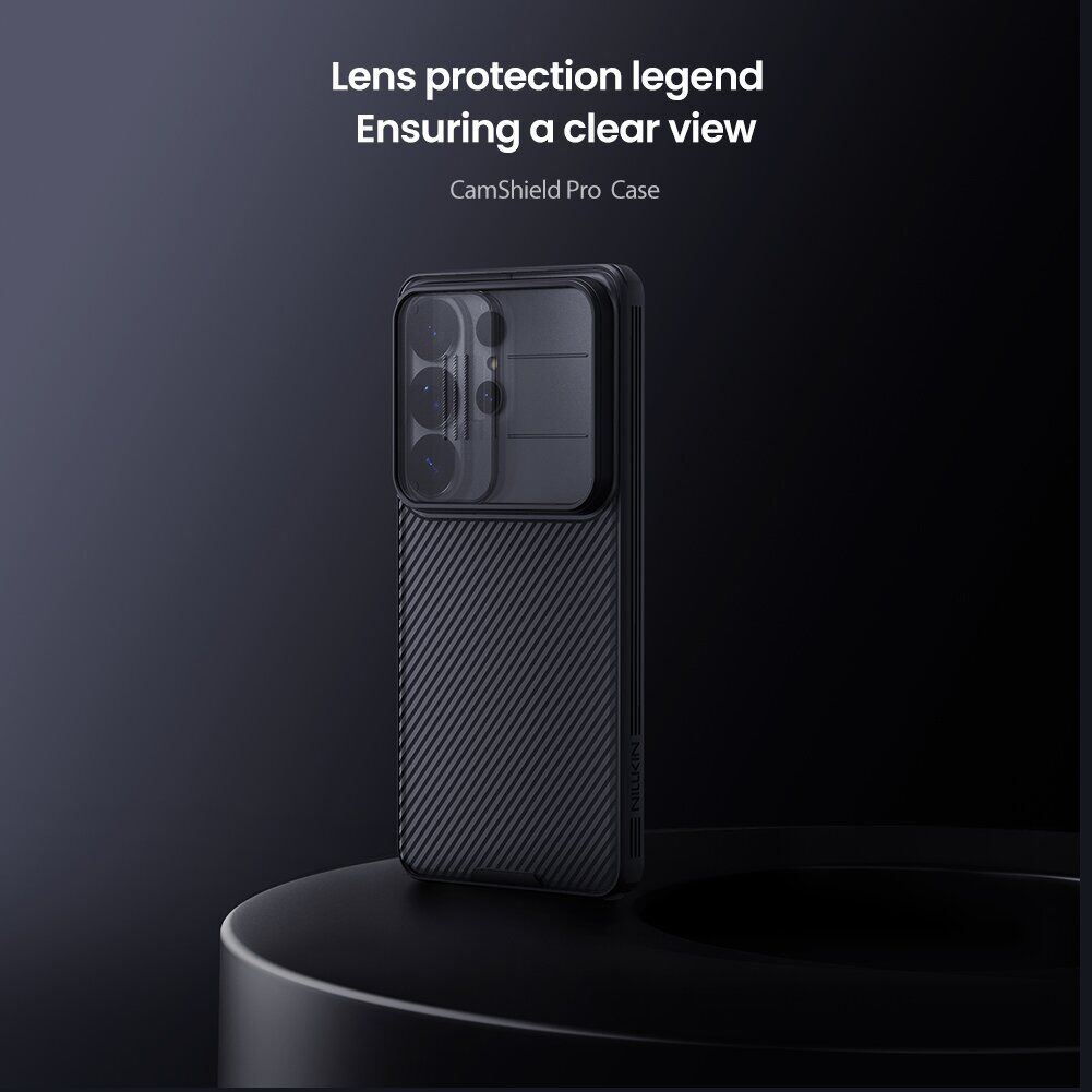 Захисний чохол NILLKIN CamShield Pro (Clear Version) для Samsung Galaxy S26 Ultra - Black. Фото 7 Захисний чохол NILLKIN CamShield Pro (Clear Version) для Samsung Galaxy S26 Ultra - Black (404438B). Фото 7 з 18