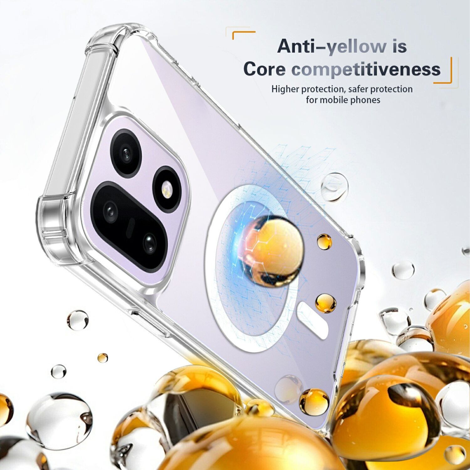 Захисний чохол UniCase AirBag Flow MagSafe для OnePlus 15 - Transparent. Фото 12 Захисний чохол UniCase AirBag Flow MagSafe для OnePlus 15 - Transparent (391378T). Фото 12 з 14