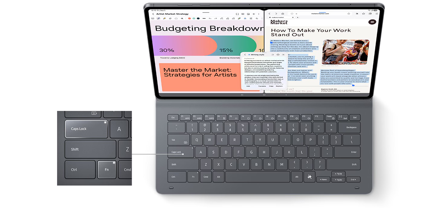 Клавиатура для производительности: AI-клавиша и DeX