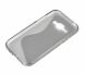 Силиконовая накладка Deexe S Line для Samsung Galaxy J1 Ace (J110) - Grey (112420H). Фото 4 из 4