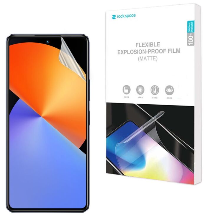 Антиблікова плівка на екран RockSpace Explosion-Proof Matte для Infinix Note 30 VIP: фото 1 з 8