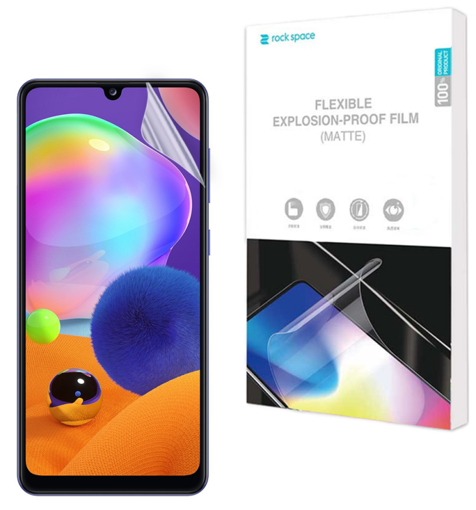 Антиблікова плівка на екран RockSpace Explosion-Proof Matte для Samsung Galaxy A31 (A315): фото 1 з 9
