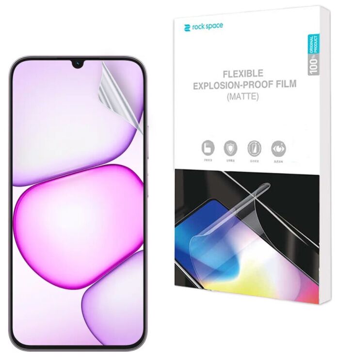 Антибликовая пленка на экран RockSpace Matte для Realme C100i (412508) Антибликовая пленка на экран RockSpace Matte для Realme C100i: фото 1 из 8