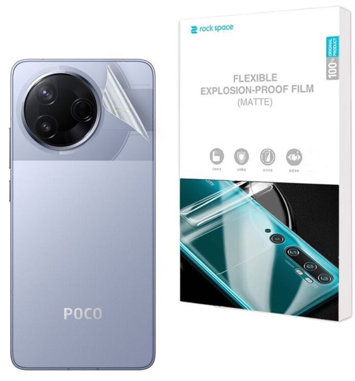 Антиблікова плівка на задню панель RockSpace Explosion-Proof Matte для Xiaomi Poco F7 Pro: фото 1 з 9