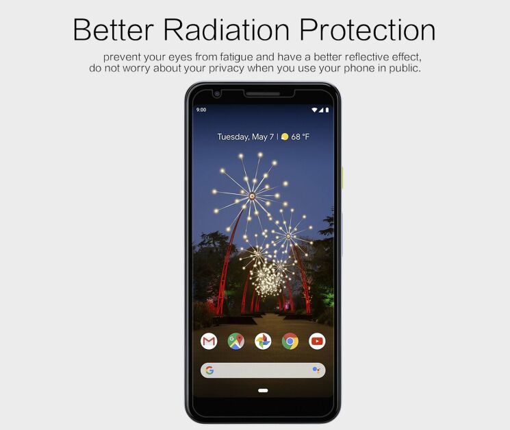 Антибликовая пленка NILLKIN Matte для Google Pixel 3a XL: фото 7 из 12