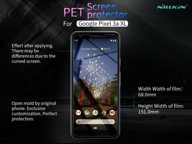 Антибликовая пленка NILLKIN Matte для Google Pixel 3a XL: фото 11 из 12