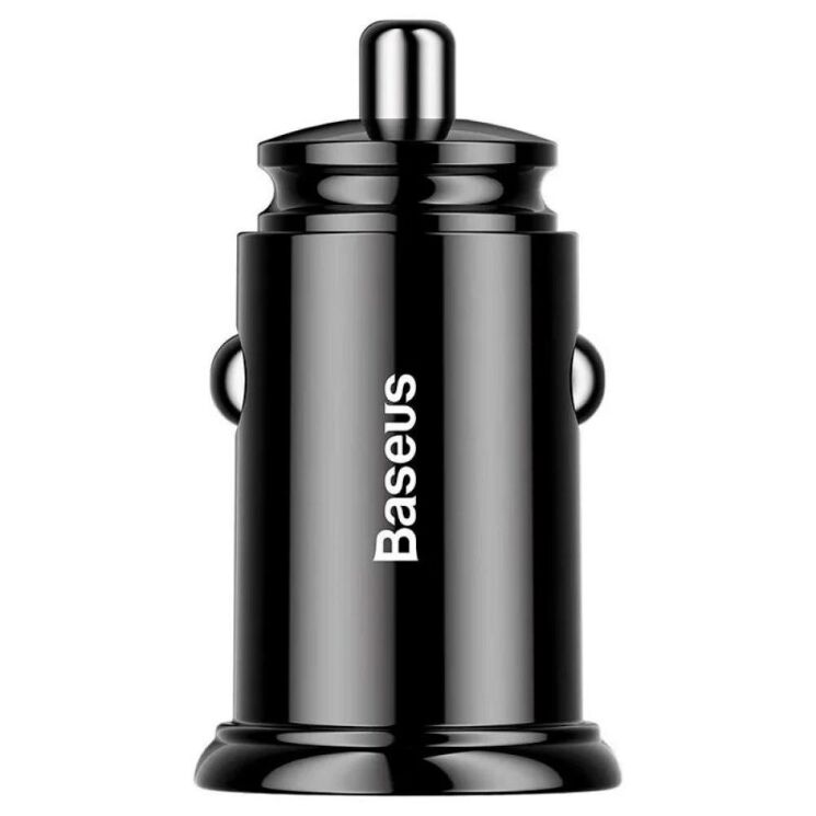 Автомобильное зарядное устройство Baseus Circular Plastic (30W, 2USB) CCALL-YD01 - Black: фото 5 из 14