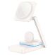 Беспроводное зарядное устройство Hoco CQ10 Consuelo 3 in 1 - Milky White (958261W). Фото 2 из 6