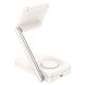 Беспроводное зарядное устройство Hoco CQ10 Consuelo 3 in 1 - Milky White (958261W). Фото 3 из 6
