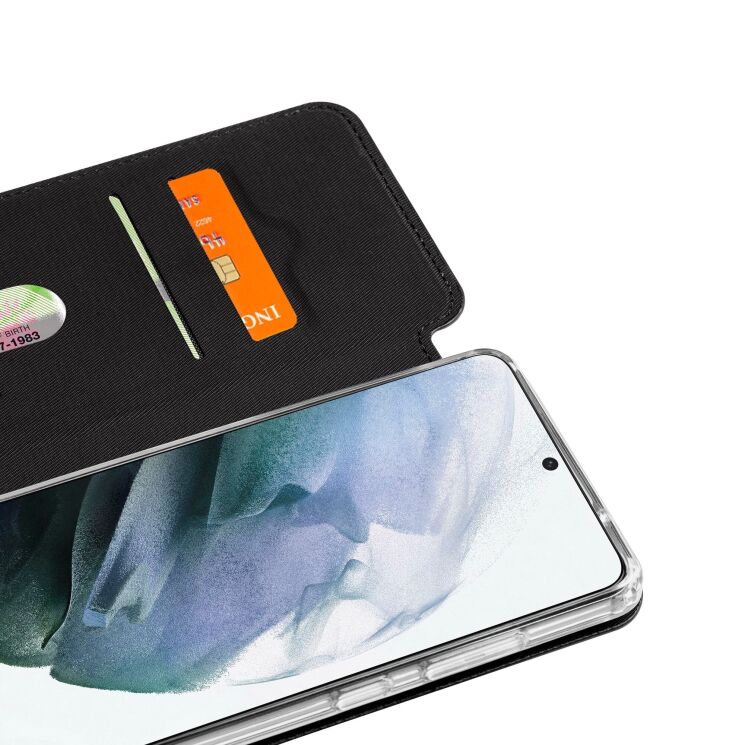 Чохол 3SIXT SlimFolio для Samsung Galaxy S21 (G991) 3S-2066 - Black: фото 10 з 10