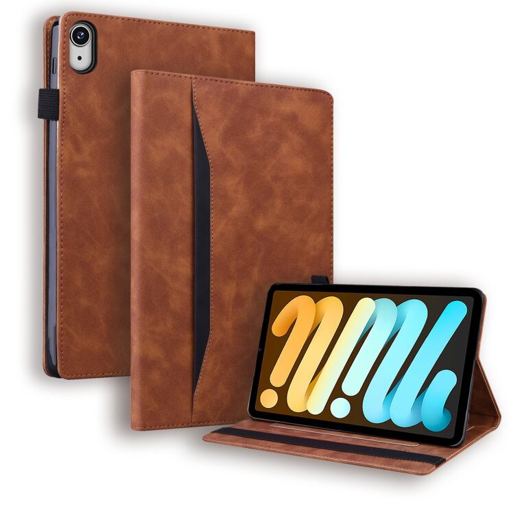 Чехол Deexe Business Style для iPad mini 8 - Brown: фото 1 из 9