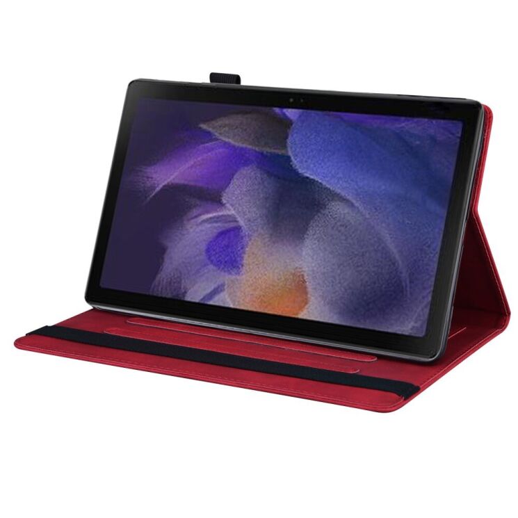 Чехол Deexe Business Style для Samsung Galaxy Tab A9 Plus (X210/216) - Red: фото 2 из 8