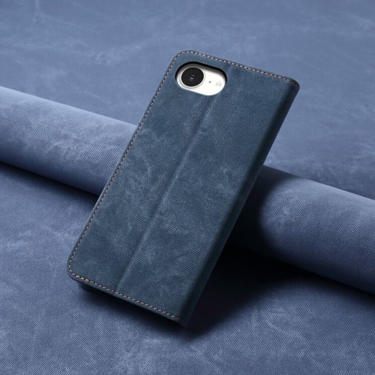 Чехол Deexe Jeans Style для Apple iPhone 16e - Blue: фото 7 из 7
