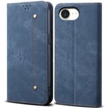 Чехол Deexe Jeans Style для Apple iPhone 16e - Blue: фото 1 из 7
