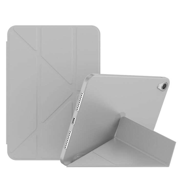 Чохол Deexe Origami Case для Apple iPad mini 6 / 7 (2021/2024) - Grey: фото 1 з 16