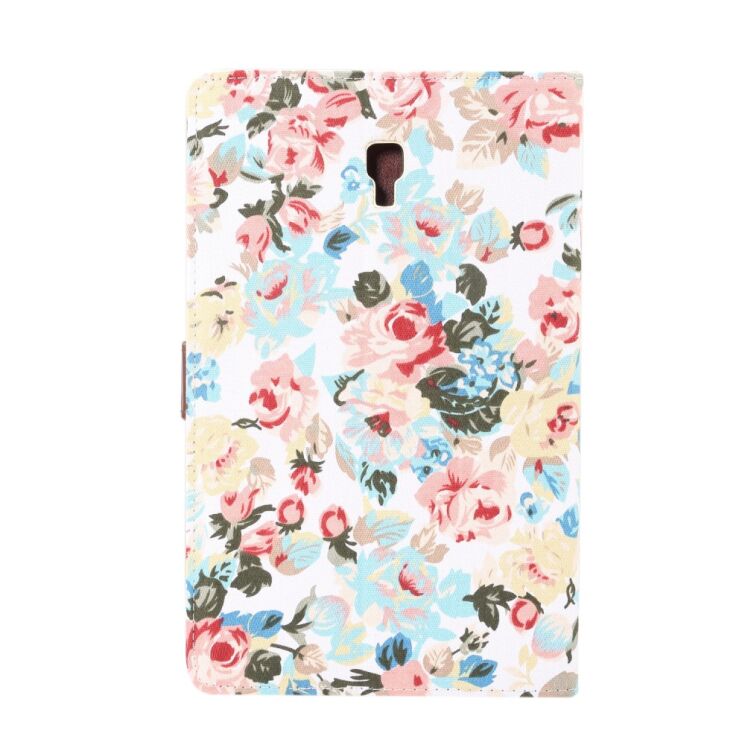 Чехол Deexe Peony Pattern для Samsung Galaxy Tab A 10.5 (T590/595) - White: фото 2 из 5