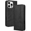 Чохол Deexe Retro Style для Apple iPhone 16 Pro Max - Black (366387B)