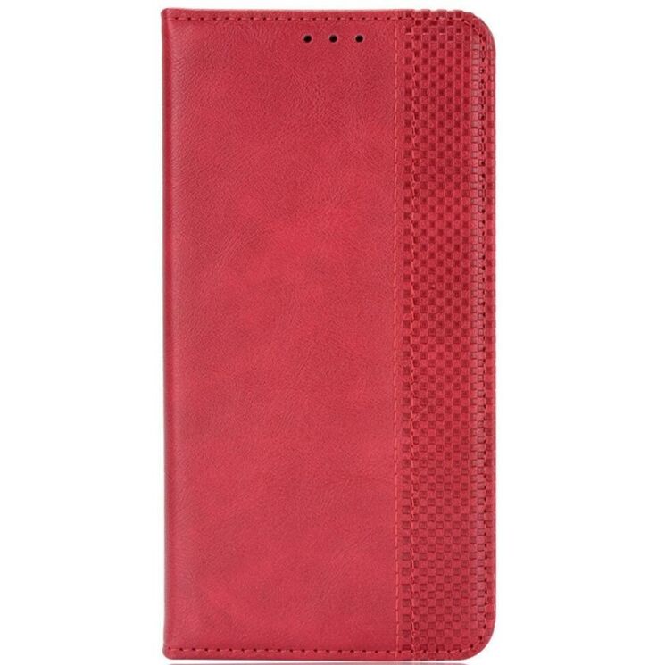 Чехол Deexe Retro Style для Blackview Shark 8 / Oscal Tiger 12 - Red: фото 5 из 7