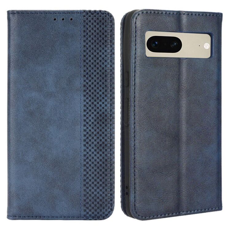 Чехол Deexe Retro Style для Google Pixel 7 - Blue: фото 1 из 7
