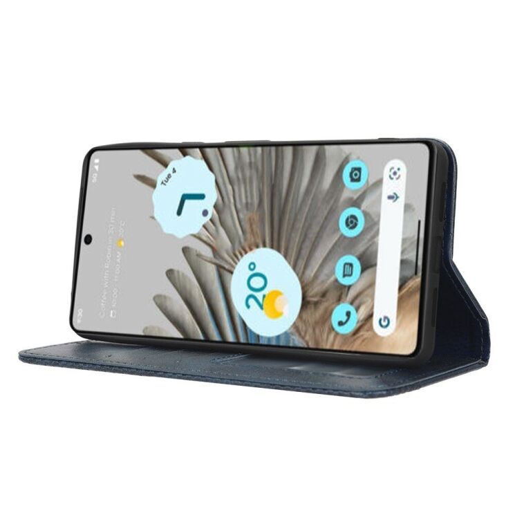 Чехол Deexe Retro Style для Google Pixel 7 - Blue: фото 3 из 7