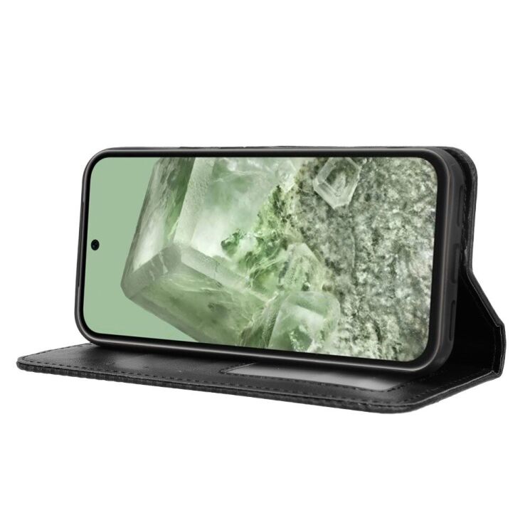 Чохол Deexe Retro Style для Google Pixel 8A - Black: фото 3 з 6