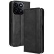 Чехол Deexe Retro Style для Honor 200 Smart - Black (366908B)