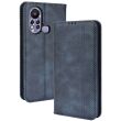Чехол Deexe Retro Style для Infinix Hot 11s (X6812) - Blue (302316L)