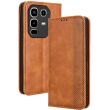 Чехол Deexe Retro Style для Infinix Note 50 / Note 50 Pro - Brown (379200Z)