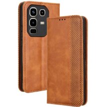 Чехол Deexe Retro Style для Infinix Note 50 / Note 50 Pro - Brown: фото 1 из 7