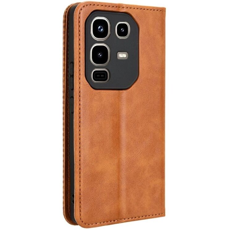 Чехол Deexe Retro Style для Infinix Note 50 / Note 50 Pro - Brown: фото 6 из 7