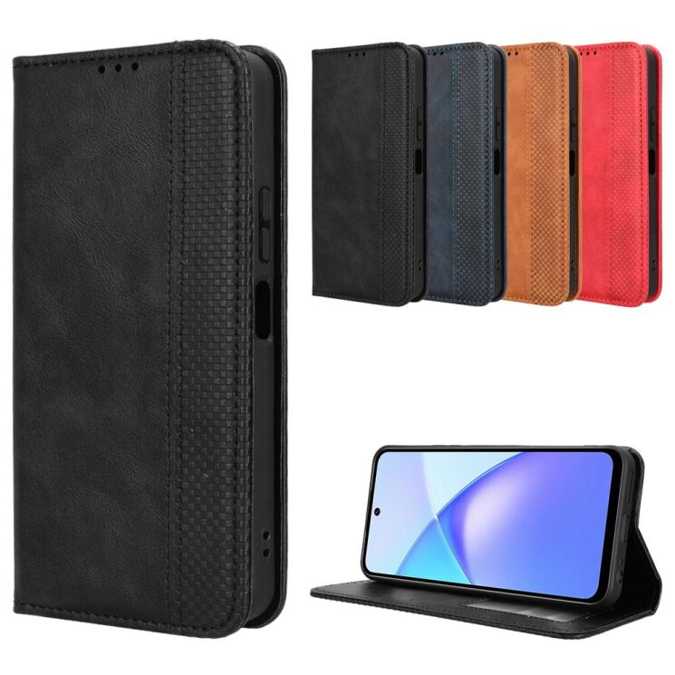 Чохол Deexe Retro Style для Infinix Smart 10 Plus - Black: фото 9 з 20