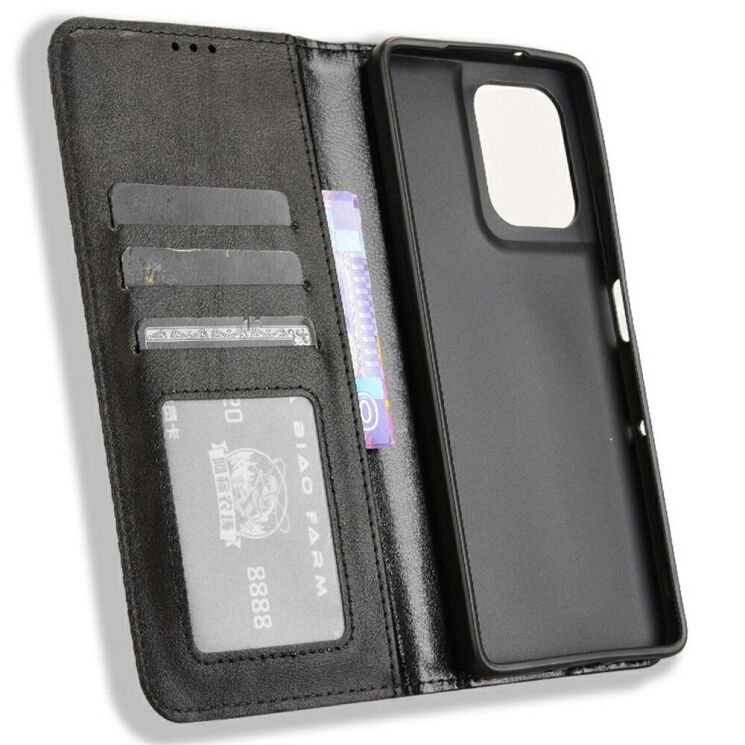 Чохол Deexe Retro Style для Motorola Moto G75 - Black: фото 4 з 8
