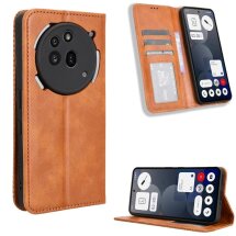 Чехол Deexe Retro Style для Nothing Phone (3a) Pro - Brown: фото 1 из 18