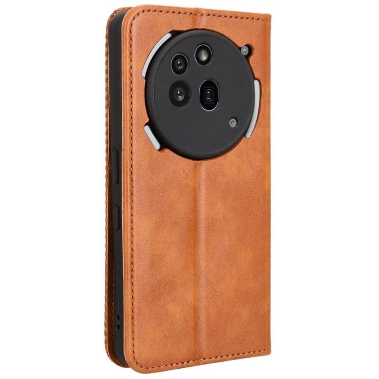 Чехол Deexe Retro Style для Nothing Phone (3a) Pro - Brown: фото 6 из 18