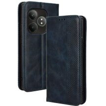 Чехол Deexe Retro Style для Realme GT Neo 6 SE / GT 6T - Blue: фото 1 из 7