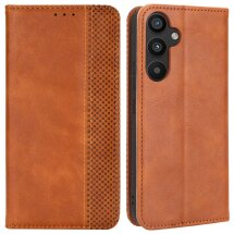 Чехол Deexe Retro Style для Samsung Galaxy A34 (A346) - Brown: фото 1 из 8