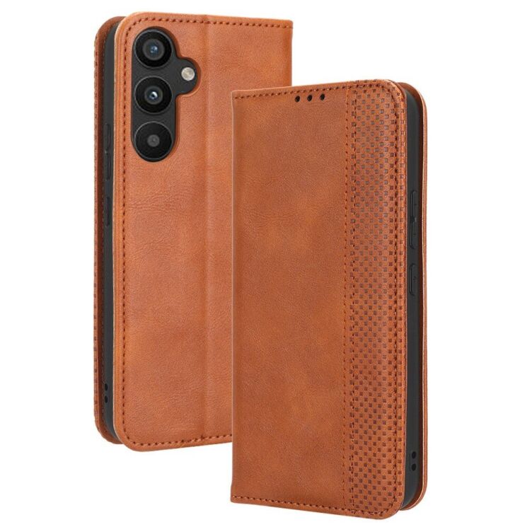 Чехол Deexe Retro Style для Samsung Galaxy A34 (A346) - Brown: фото 8 из 8