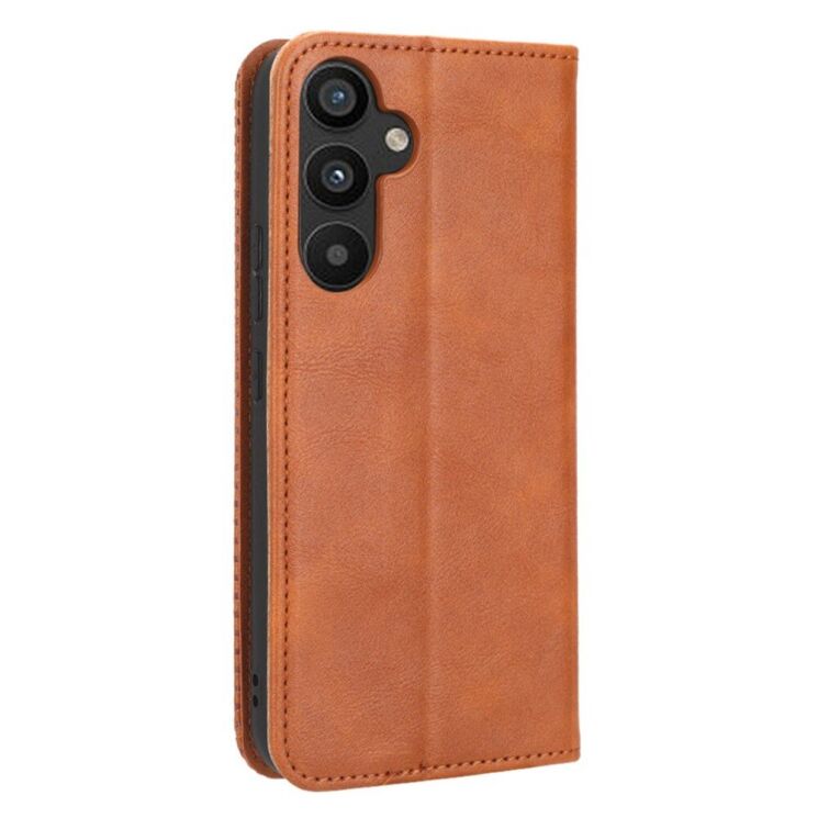 Чехол Deexe Retro Style для Samsung Galaxy A34 (A346) - Brown: фото 3 из 8