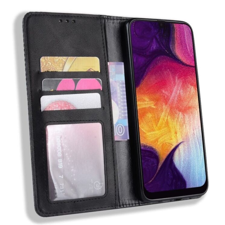 Чохол Deexe Retro Style для Samsung Galaxy A50 (A505) / A30s (A307) / A50s - Black: фото 6 з 12