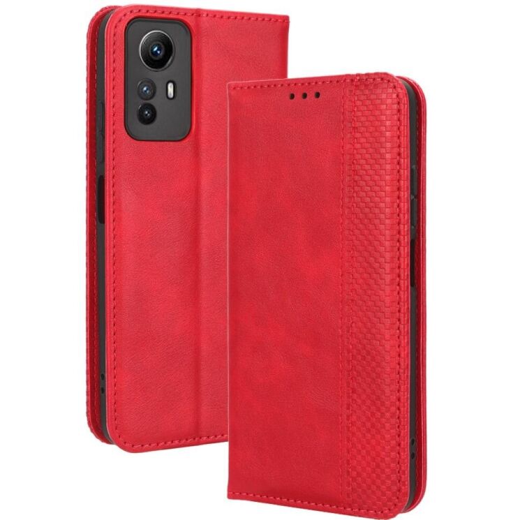 Чехол Deexe Retro Style для Xiaomi Redmi Note 12S - Red: фото 4 из 7