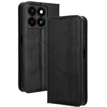 Чехол Deexe Retro Style для ZTE Blade A35 / Blade A55 - Black: фото 1 из 7
