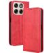 Чохол Deexe Retro Style для ZTE Nubia V70 - Red (381515R). Фото 1 з 7