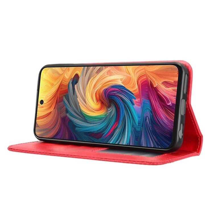 Чохол Deexe Retro Style для ZTE Nubia V70 - Red: фото 3 з 7