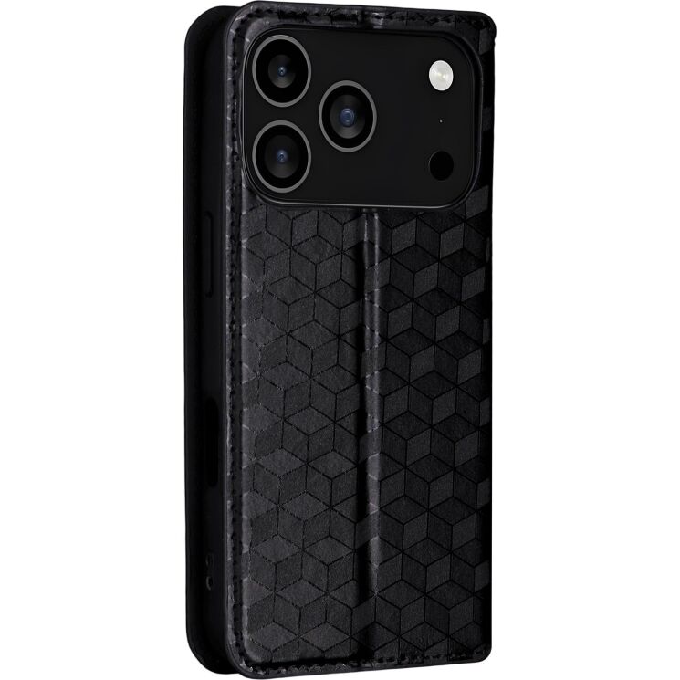 Чохол Deexe Rhombus Book для iPhone 18 Pro Max / 17 Pro Max - Black (423824B) Чохол Deexe Rhombus Book для iPhone 18 Pro Max / 17 Pro Max - Black: фото 8 з 10