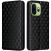 Чохол Deexe Rhombus Book для OnePlus 15T - Black: фото 1 з 7